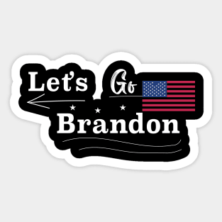 Lets Go Brandon Joe Biden chant Merch event Sticker